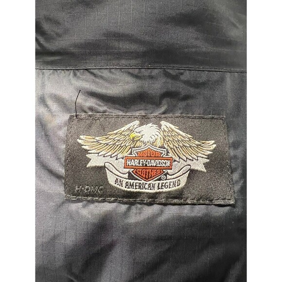 HARLEY-DAVIDSON Unisex Black Electric Heated Nylon Jacket Size Xs - Picture 4 of 8